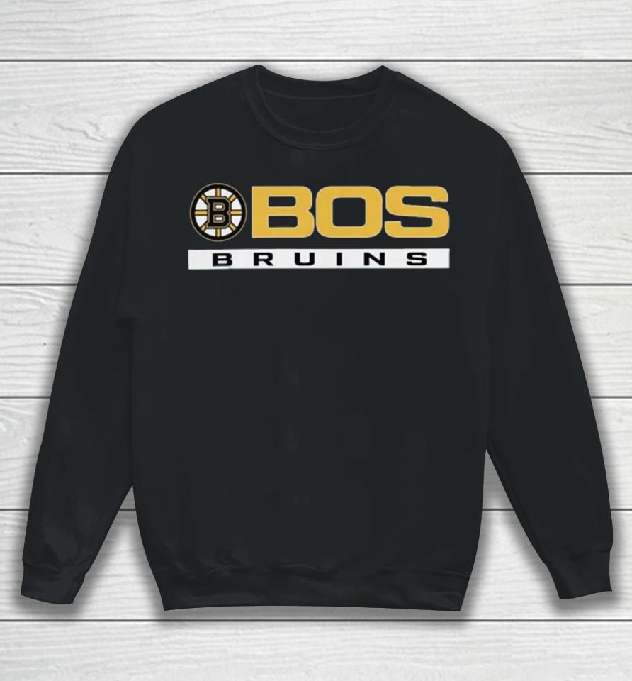 Nhl Boston Bruins Logo Grey Tri Blend Sweatshirt