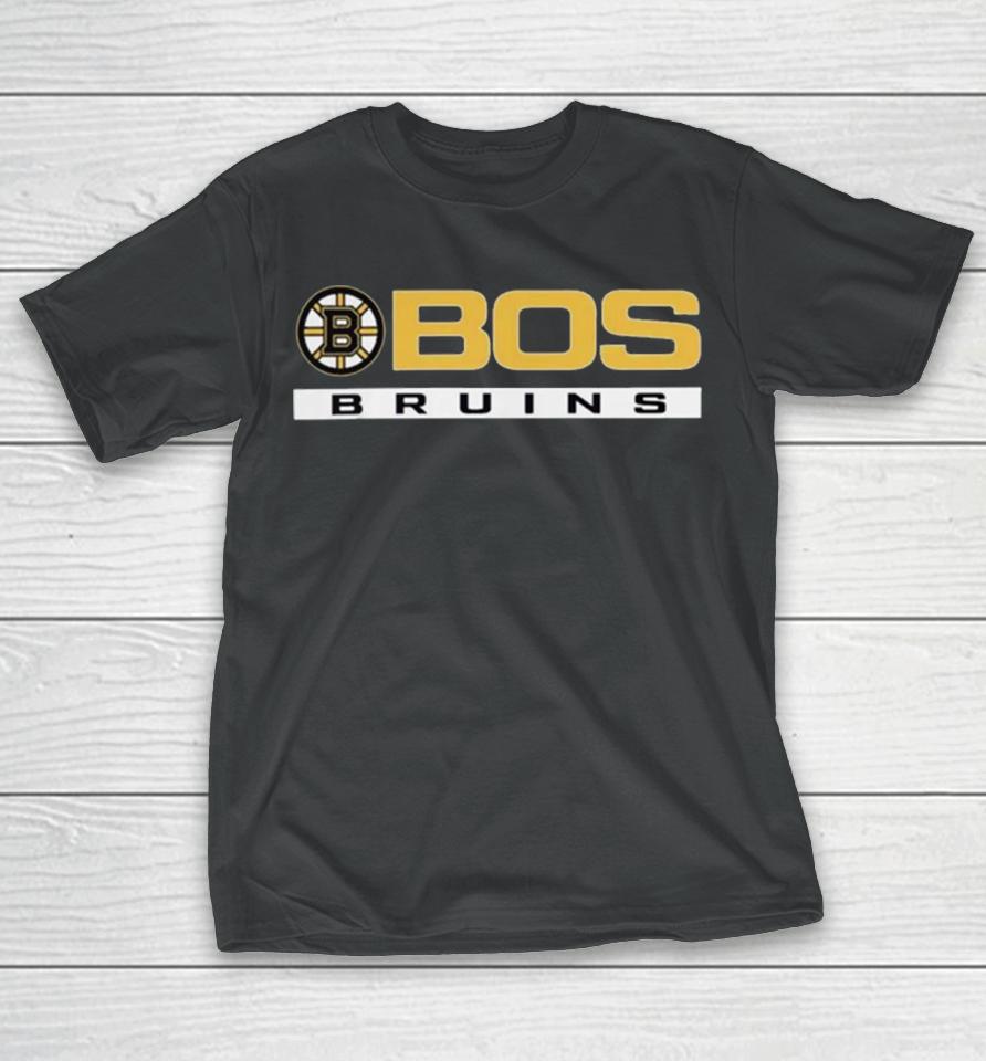 Nhl Boston Bruins Logo Grey Tri Blend T-Shirt
