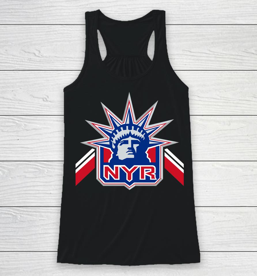 Nhl New York Rangers Fanatics Royal Team Jersey Inspired Racerback Tank