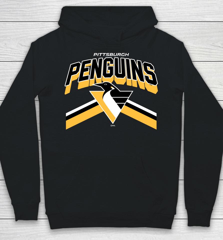 Nhl Official Shop Pittsburgh Penguins Black Team Jersey Inspired Hoodie
