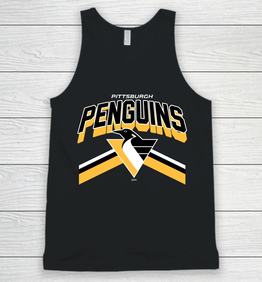 Nhl Official Shop Pittsburgh Penguins Black Team Jersey Inspired Unisex Tank Top