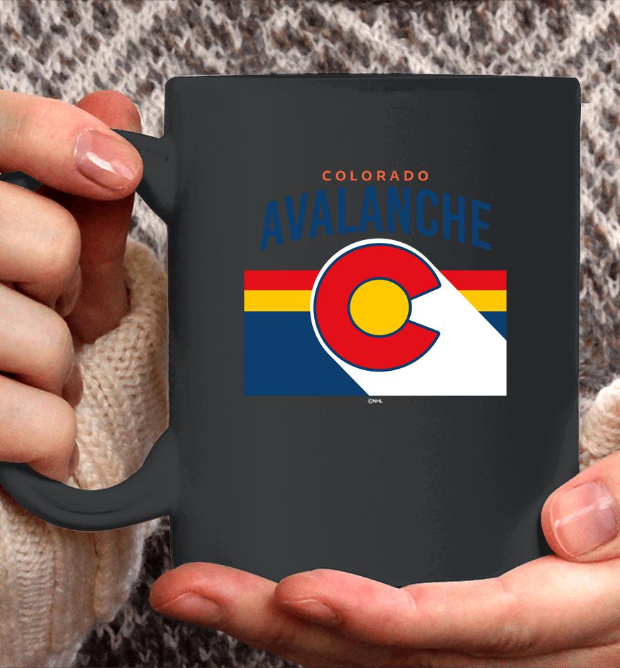 Nhl Shop 2022 Colorado Avalanche Fanatics Branded Charcoal Team Jersey Inspired Coffee Mug