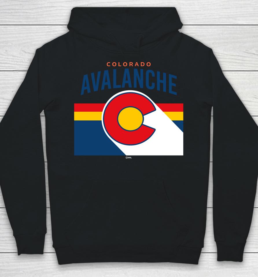 Nhl Shop 2022 Colorado Avalanche Fanatics Branded Charcoal Team Jersey Inspired Hoodie