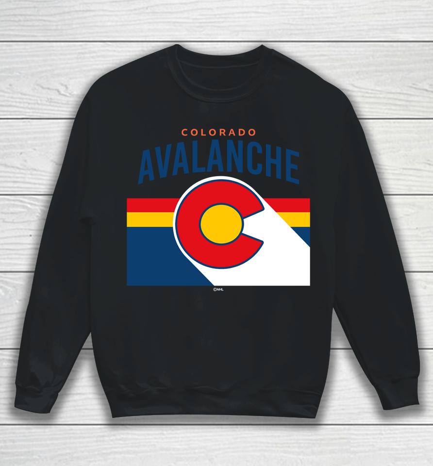 Nhl Shop 2022 Colorado Avalanche Fanatics Branded Charcoal Team Jersey Inspired Sweatshirt