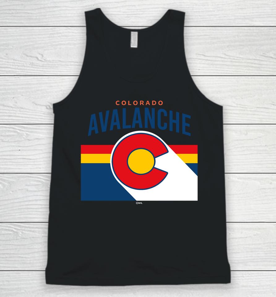 Nhl Shop 2022 Colorado Avalanche Fanatics Branded Charcoal Team Jersey Inspired Unisex Tank Top