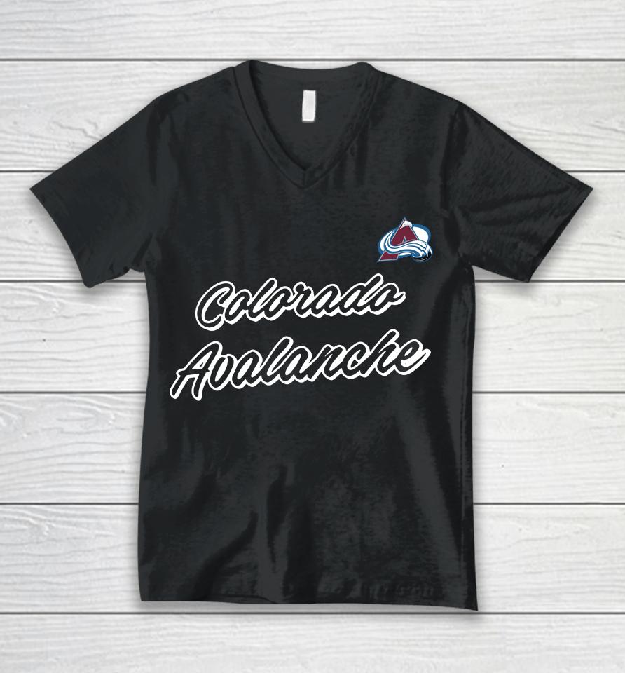 Nhl Shop Colorado Avalanche Fanatics Forge Unisex V-Neck T-Shirt