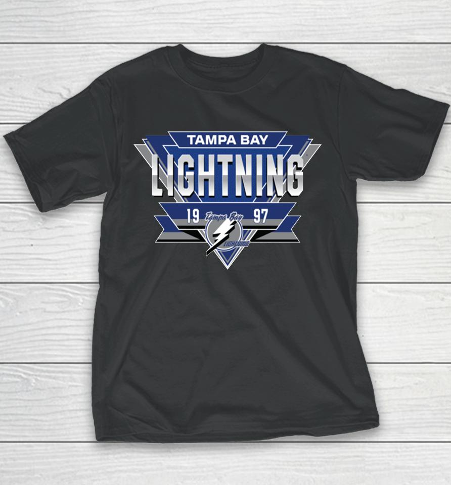 Nhl Shop Men's Tampa Bay Lightning White Reverse Retro 20 Fresh Playmaker Youth T-Shirt