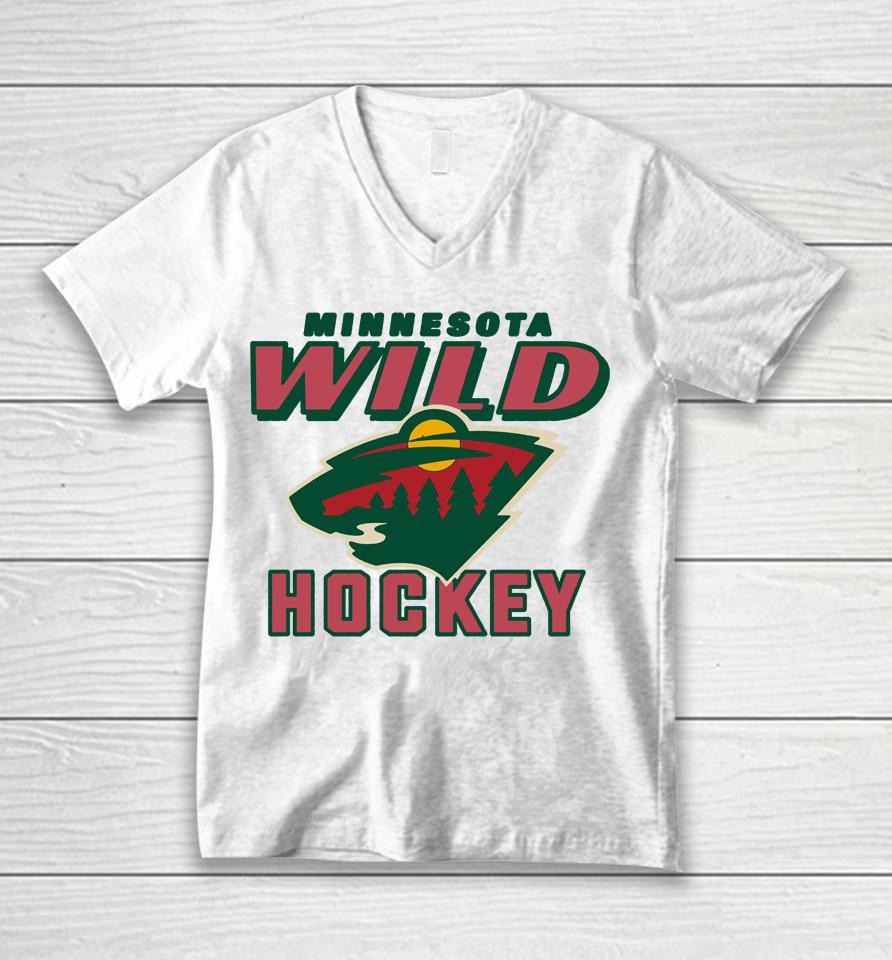 Nhl Shop Minnesota Wild From 47 Brand Unisex V-Neck T-Shirt
