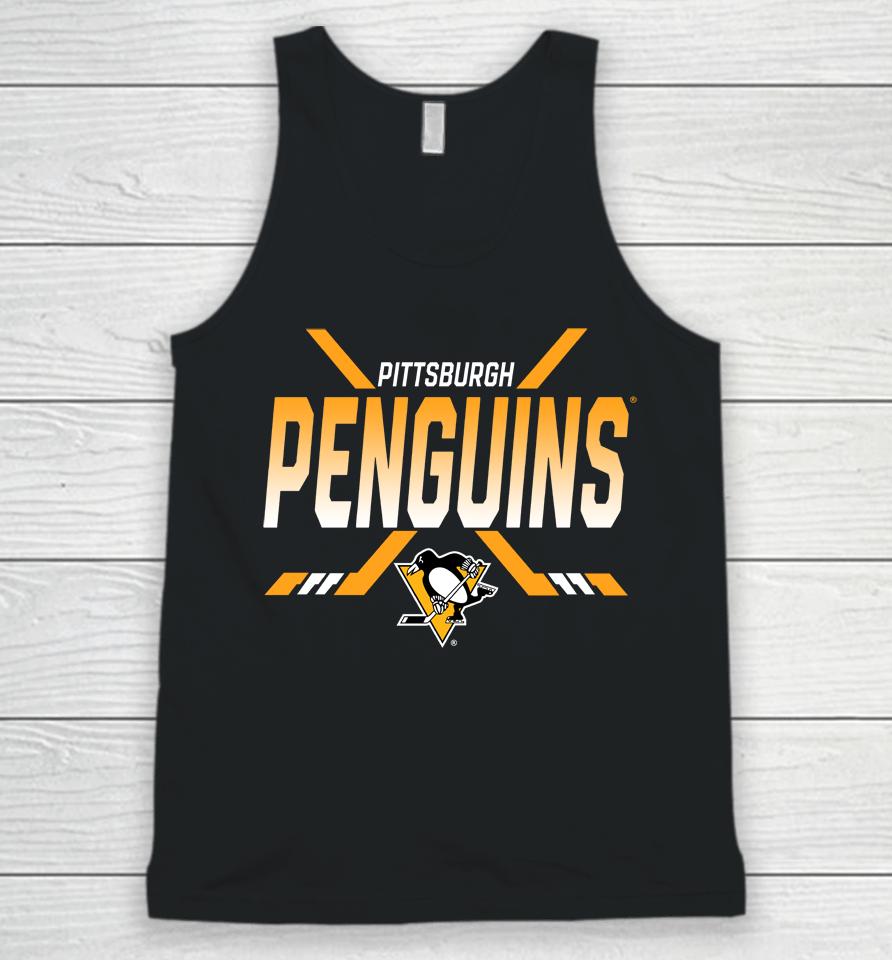 Nhl Shop Pittsburgh Penguins Fanatics Branded Black Covert Unisex Tank Top