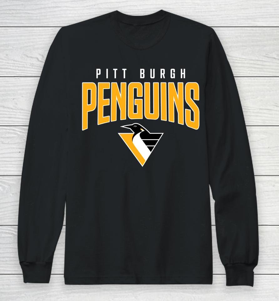Nhl Shop Pittsburgh Penguins Special Edition 2 0 Big And Tall Wordmark Long Sleeve T-Shirt
