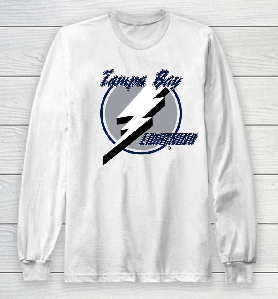 Nhl Tampa Bay Lightning Fanatics Team Primary Logo Graphic Long Sleeve T-Shirt