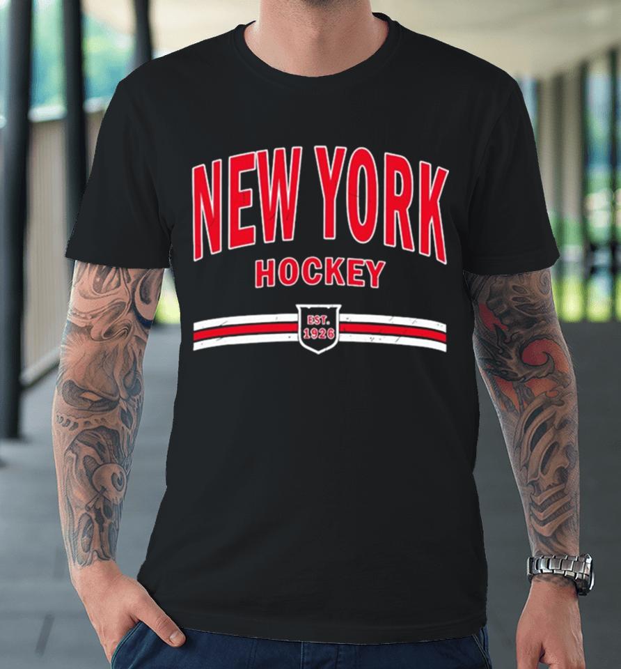 Nhl Team New York Hockey Est 1926 Vintage Premium T-Shirt