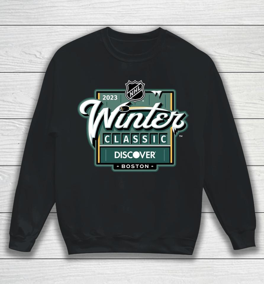 Nhl Winter Classic Boston Bruins Vs Pittsburgh Penguins Fanatics Branded Black 2023 Sweatshirt