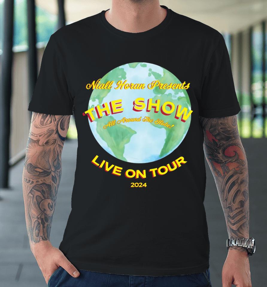Niall Horan Merch Store The Show World Tour Black Premium T-Shirt