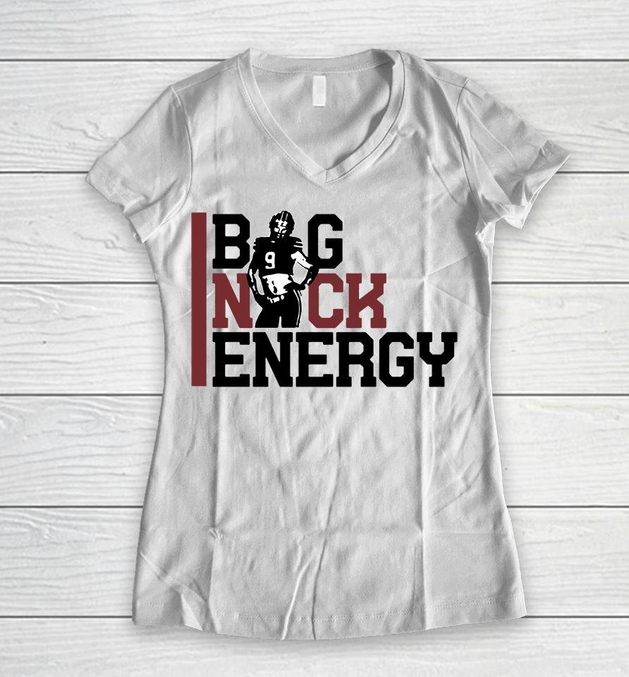 Nick Muse Big Nick Energy Fan Arch Women V-Neck T-Shirt