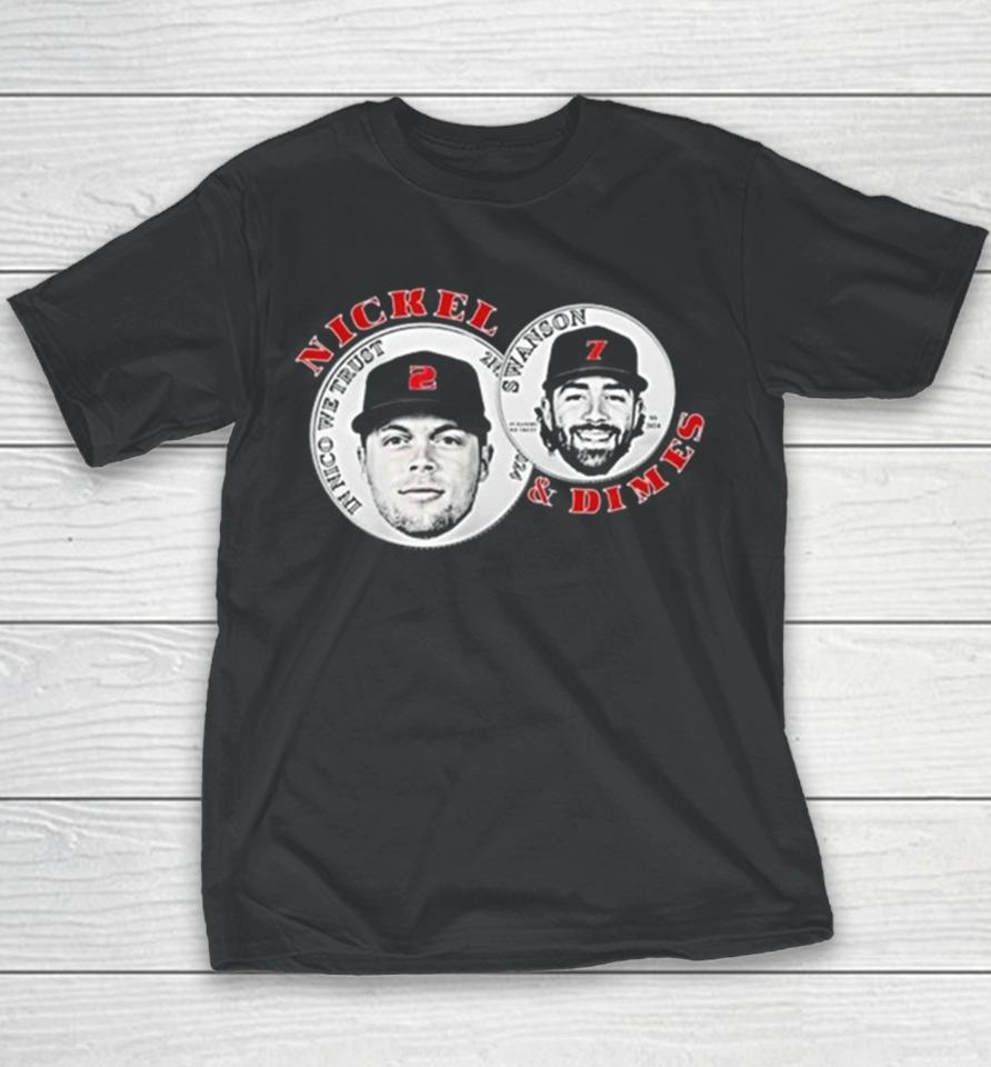 Nickel In Nico We Trust And Dimes Swanson Youth T-Shirt