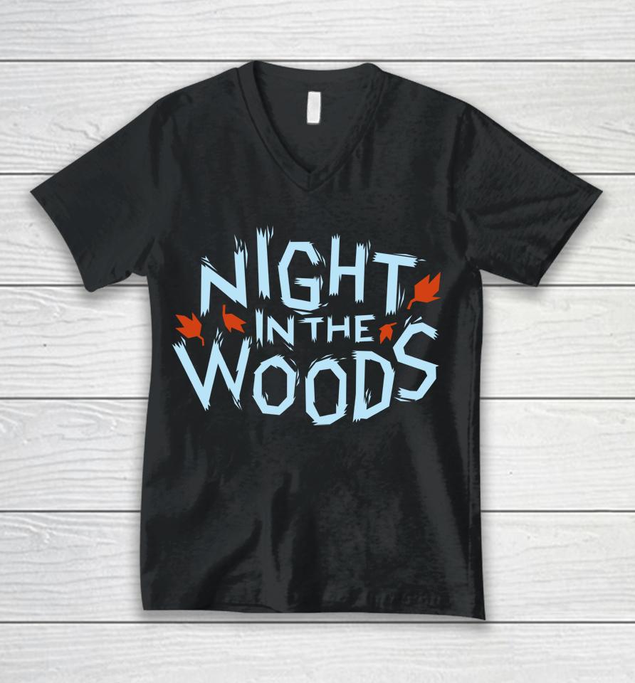 Night In The Woods Merch Nitw Logo Unisex V-Neck T-Shirt