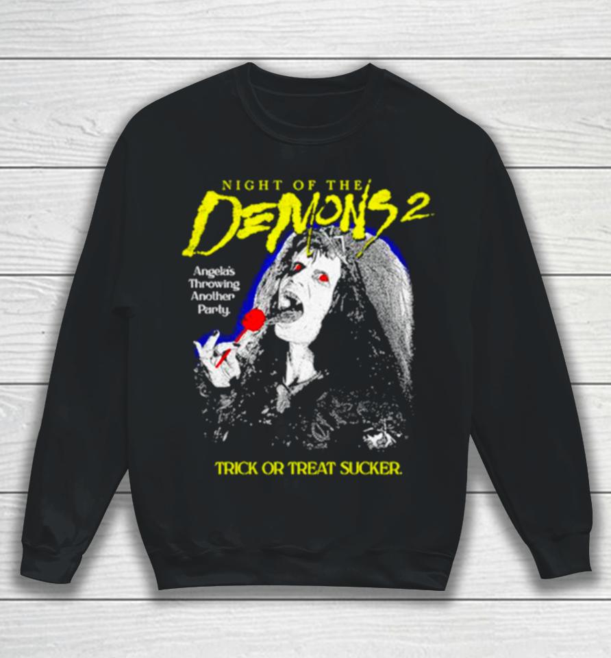 Night Of The Demons 2 Trick Or Treat Sucker Sweatshirt