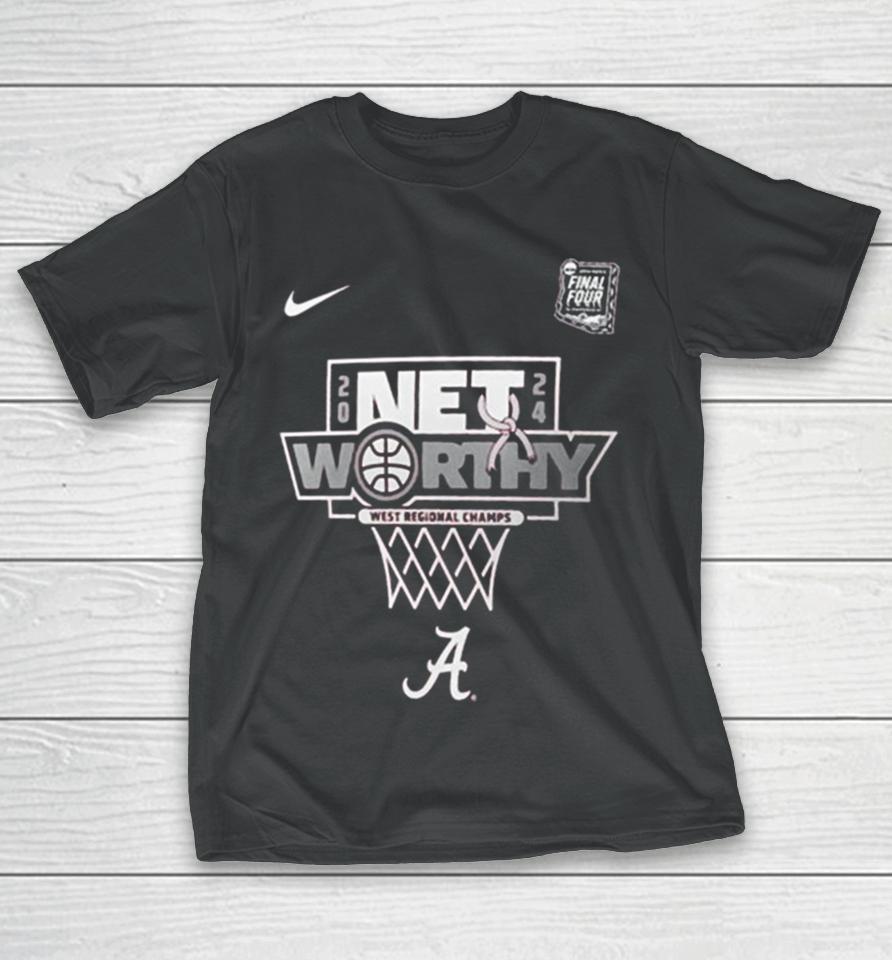 Nike Alabama Crimson Tide 2024 Ncaa Men’s Basketball Tournament March Madness Final Four Regional Champions T-Shirt