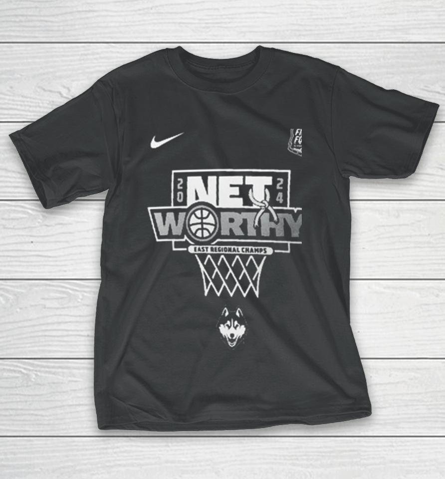 Nike Uconn Huskies 2024 Ncaa Men’s Basketball Tournament March Madness Final Four Regional Champions T-Shirt