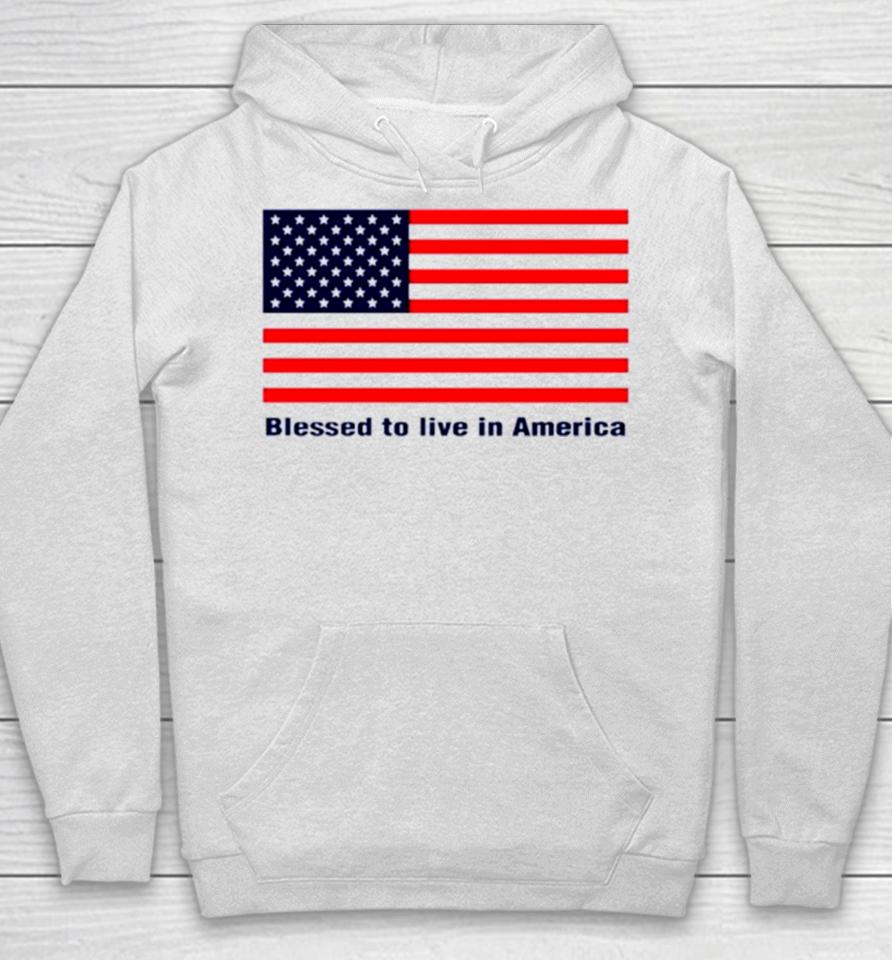 Nikki Haley 2024 Blessed To Live In America Flag Hoodie