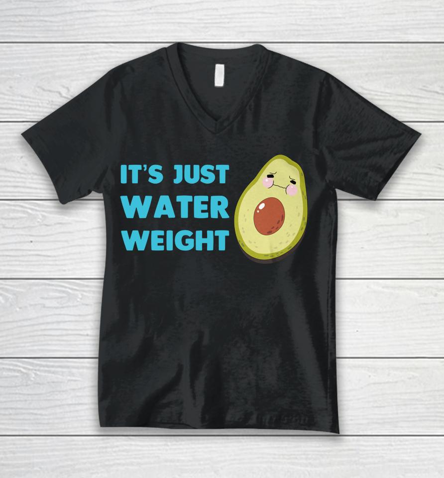 Nikocado Avocado It's Just Water Weight Unisex V-Neck T-Shirt