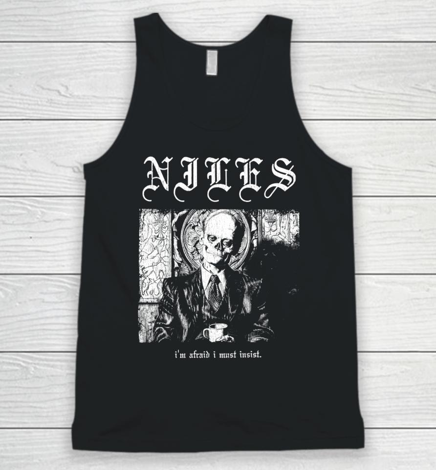 Niles Crane Death Metal Hardcore Unisex Tank Top