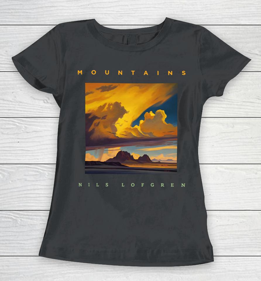 Nilslofgren Merch Store Nils Lofgren Mountains Women T-Shirt