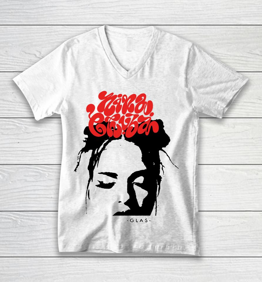 Nina Chuba Glas Unisex V-Neck T-Shirt