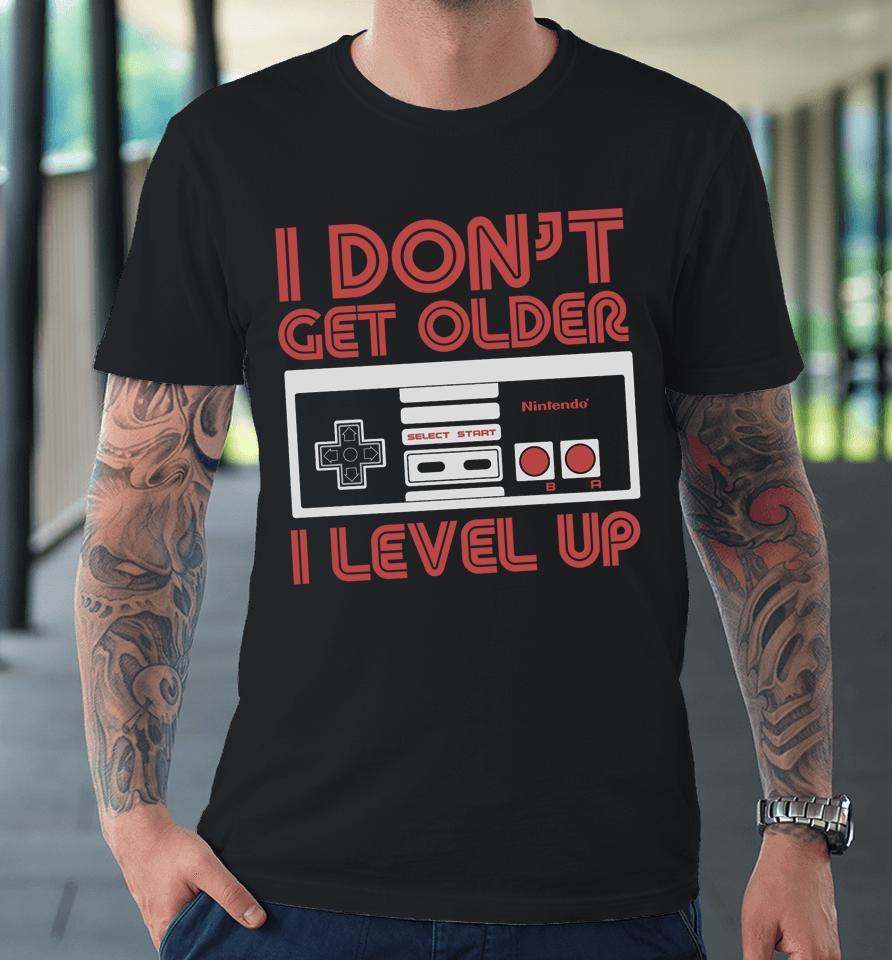 Nintendo I Don't Get Older I Level Up Snes Controller Premium T-Shirt