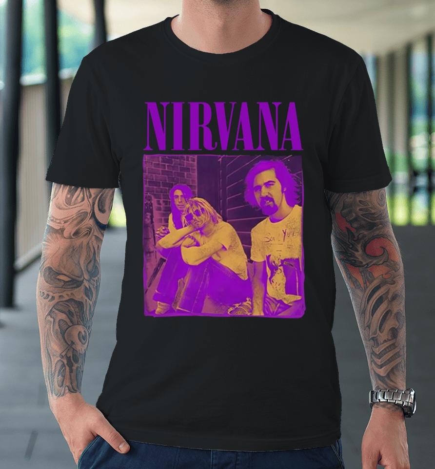 Nirvana Purple Group Premium T-Shirt