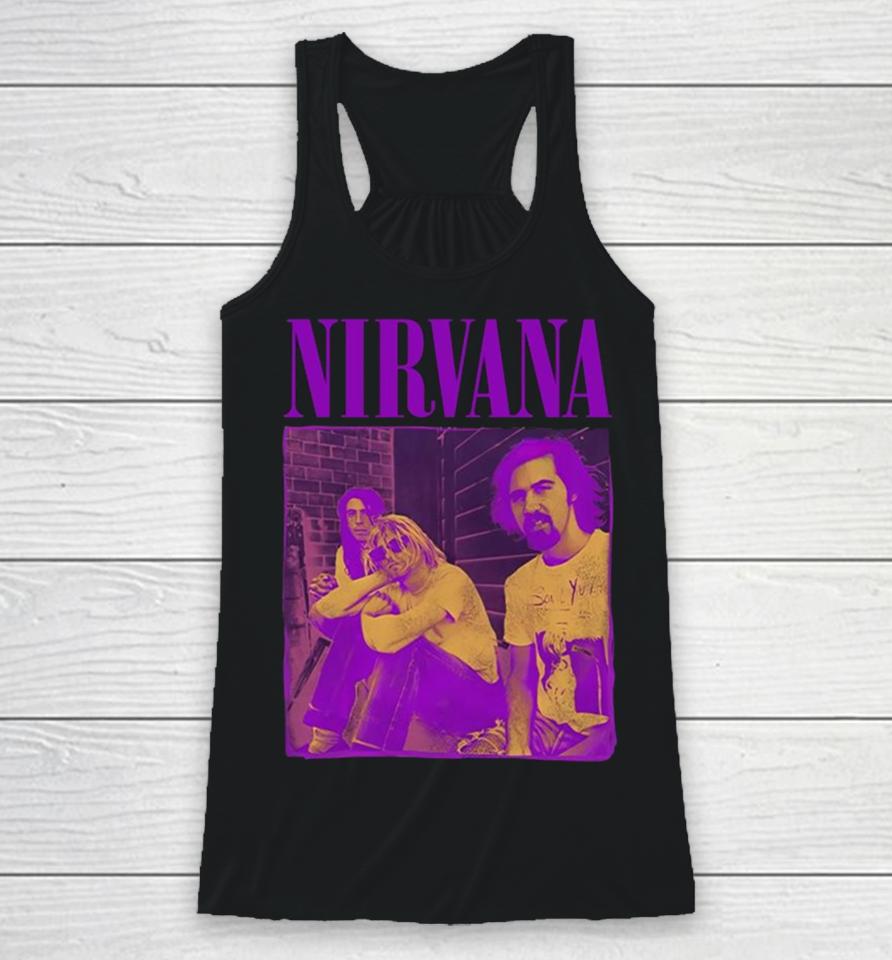 Nirvana Purple Group Racerback Tank