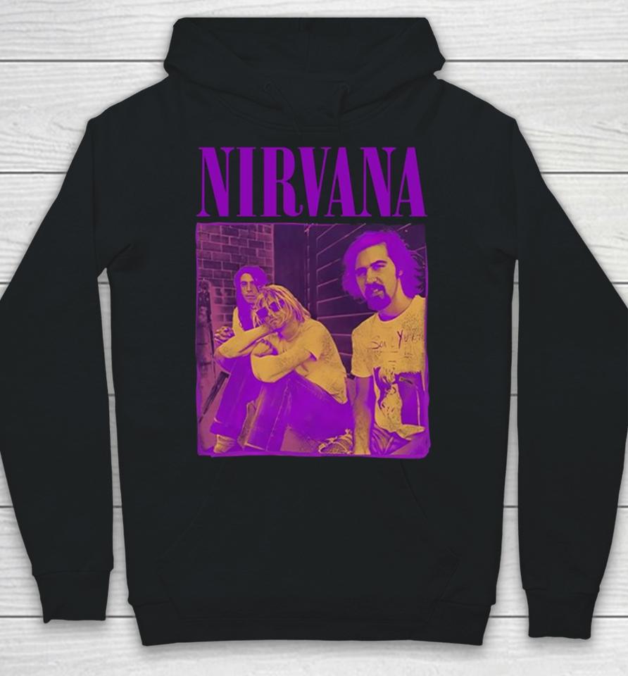 Nirvana Purple Group Hoodie
