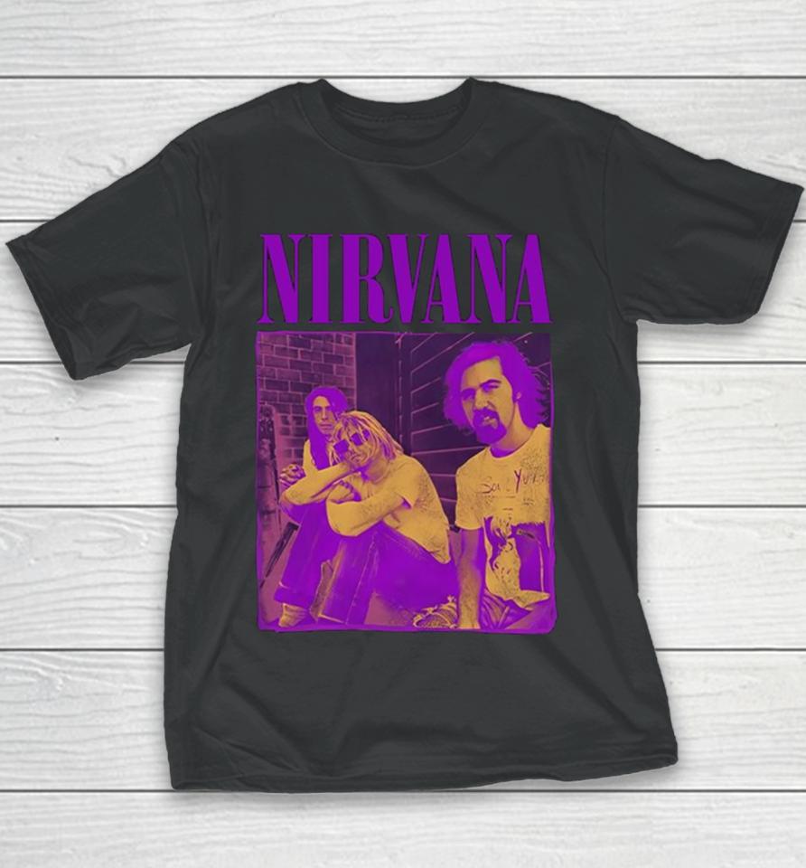 Nirvana Purple Group Youth T-Shirt