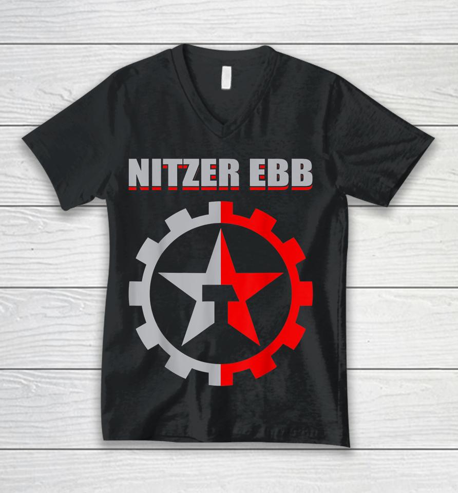 Nitzer Ebb Unisex V-Neck T-Shirt