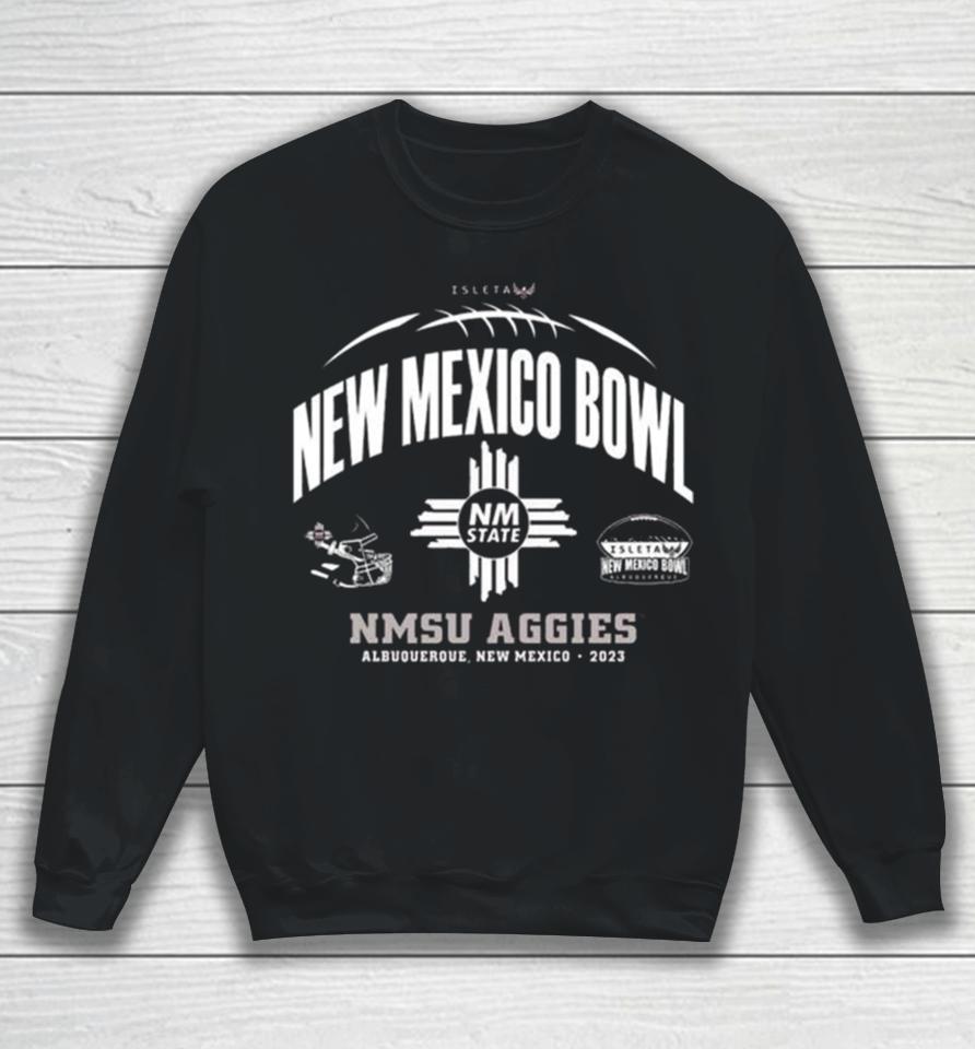 Nmsu Aggies 2023 New Mexico Bowl Albuquerque Sweatshirt