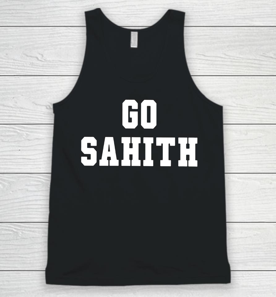 No Laying Up Go Sahith Unisex Tank Top