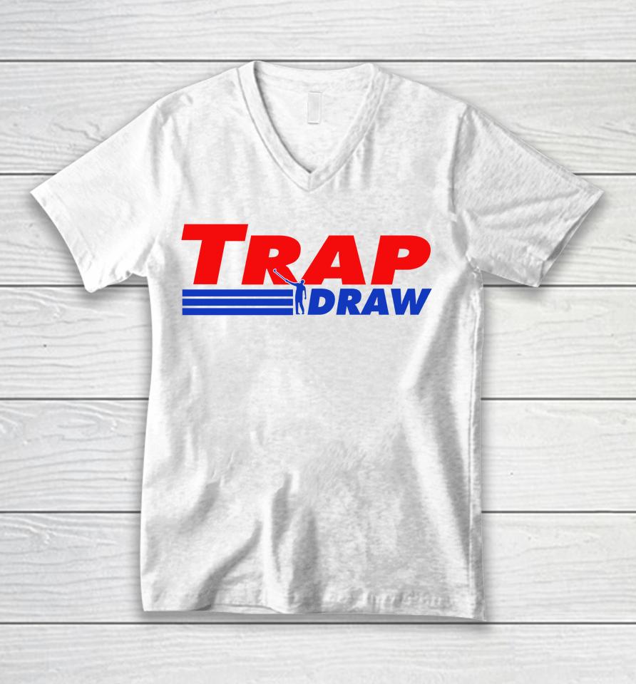 No Laying Up Pro Shop Trap Draw Unisex V-Neck T-Shirt