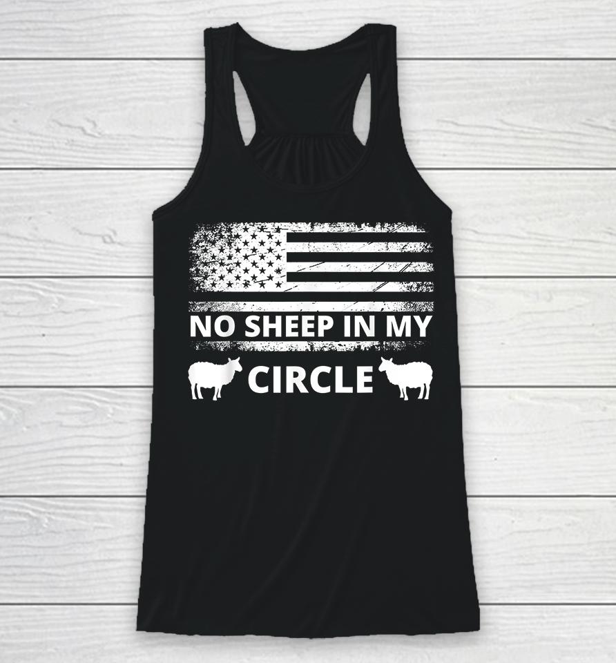 No Sheep In My Circle Racerback Tank