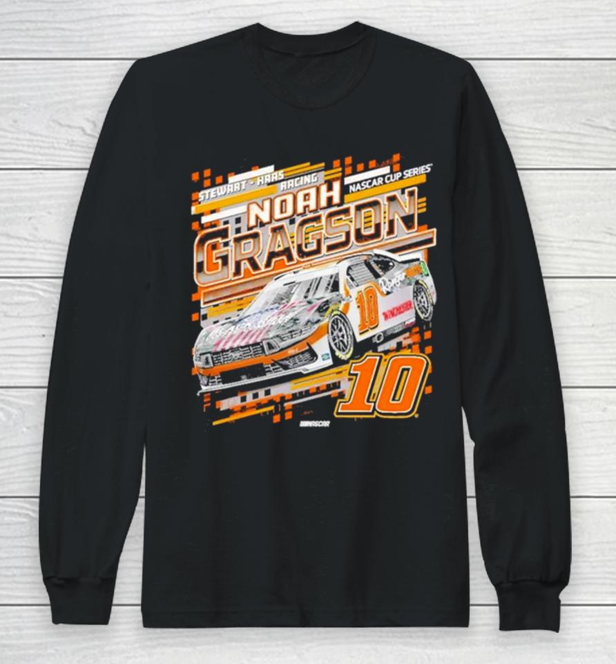 Noah Gragson Stewart Haas Racing Team Collection Black Draft Long Sleeve T-Shirt