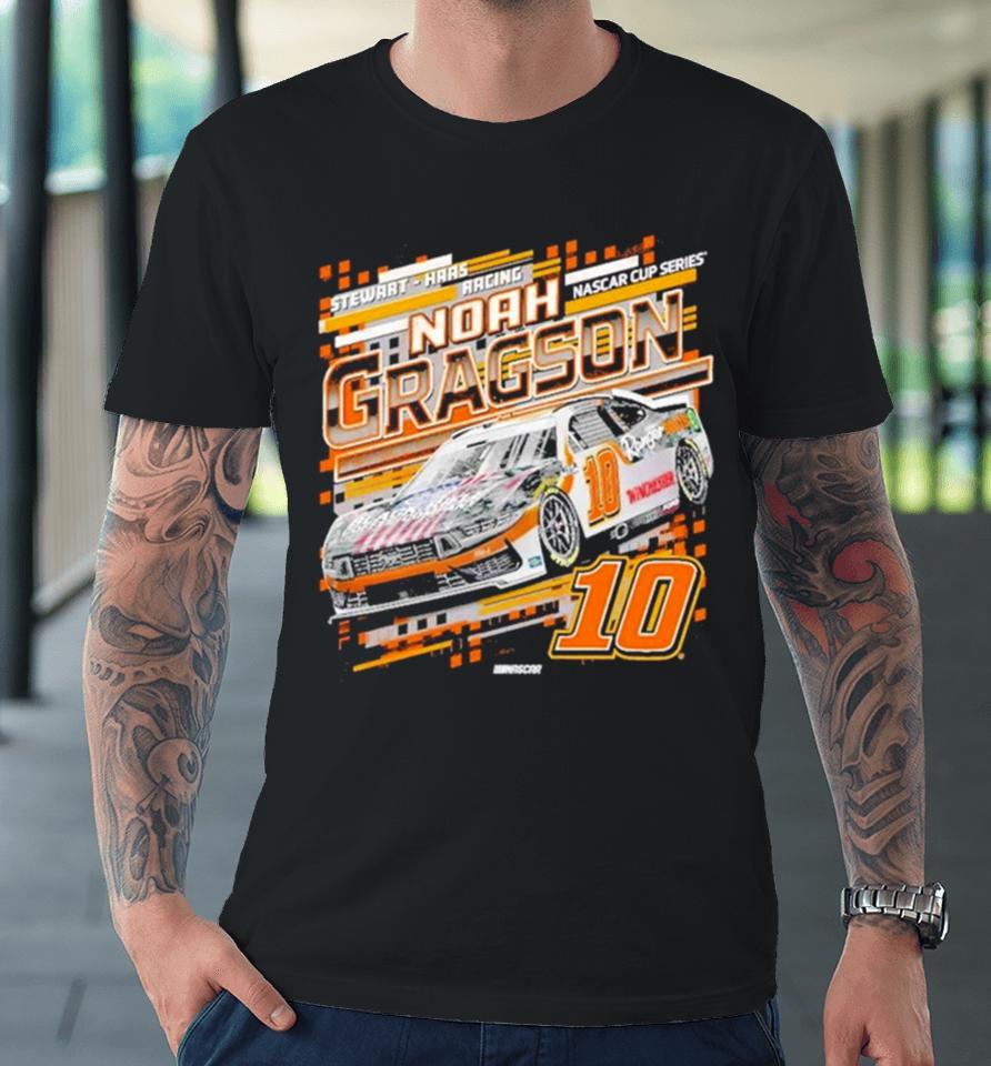Noah Gragson Stewart Haas Racing Team Collection Black Draft Premium T-Shirt