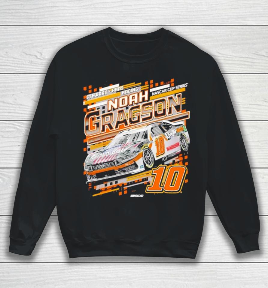 Noah Gragson Stewart Haas Racing Team Collection Black Draft Sweatshirt