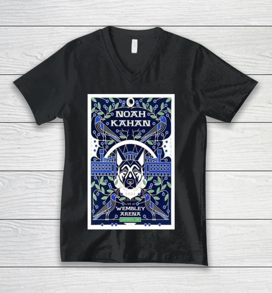 Noah Kahan Live At Wembley Arena London Uk February 14 15 2024 Tour Poster Unisex V-Neck T-Shirt