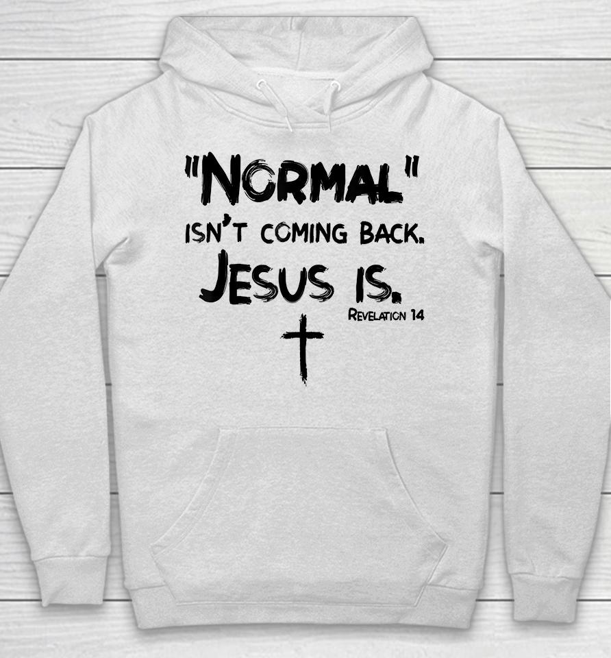 Normal Isn't Coming Back But Jesus Is Hoodie