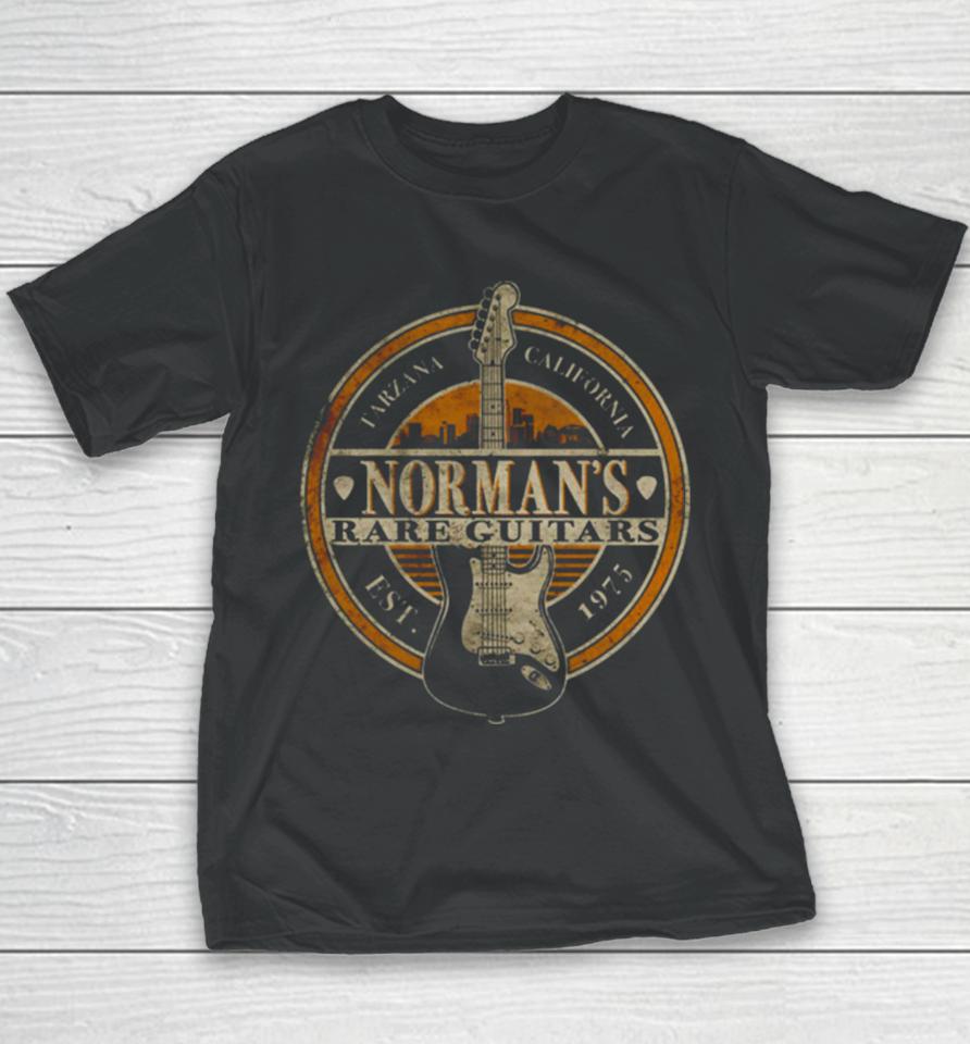 Norman S Rare Guitars Halloween Day Thanksgiving Christmas Day Youth T-Shirt