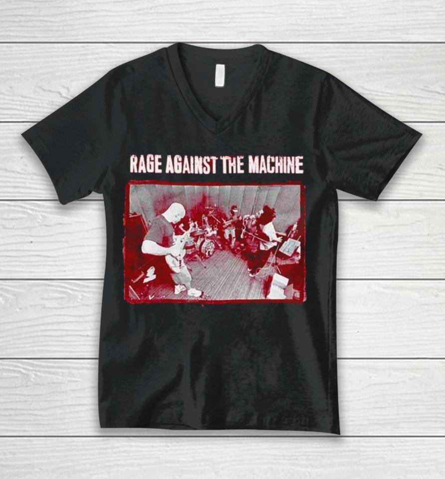 North America Rage Against The Machine Vintage Unisex V-Neck T-Shirt