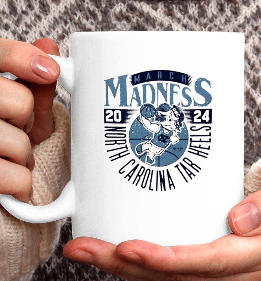 North Carolina Tar Heels 2024 March Madness Mascot Coffee Mug