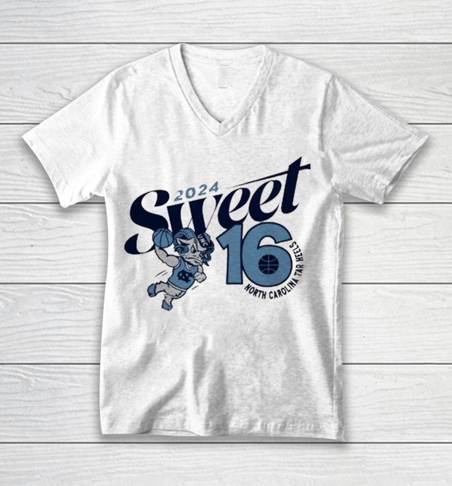 North Carolina Tar Heels 2024 March Madness Unisex V-Neck T-Shirt