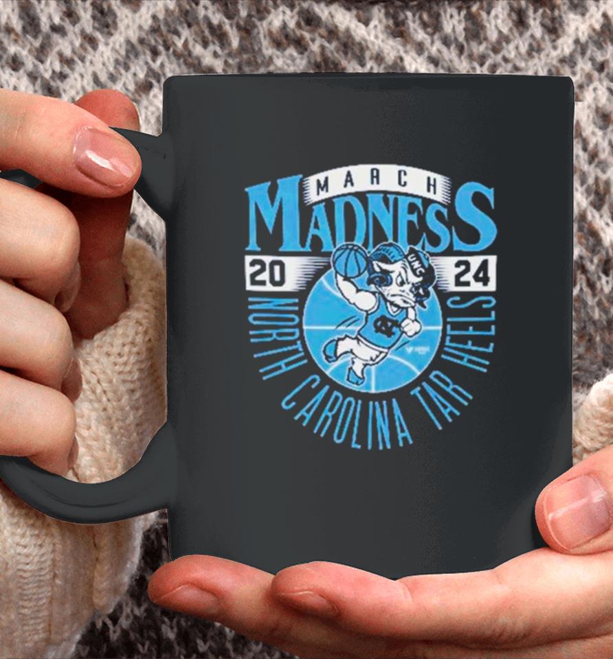 North Carolina Tar Heels 2024 Ncaa March Madness Retro Coffee Mug