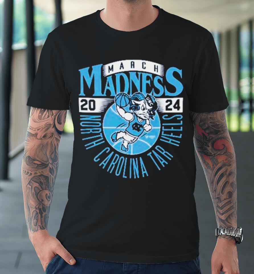 North Carolina Tar Heels 2024 Ncaa March Madness Retro Premium T-Shirt
